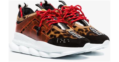 versace chain reaction animal print|versace chain reaction shoes price.